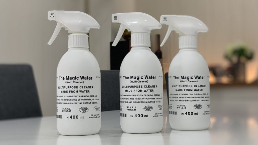 The Magic Water（ザマジック ウォーター）で家も会社も美化に努めています！